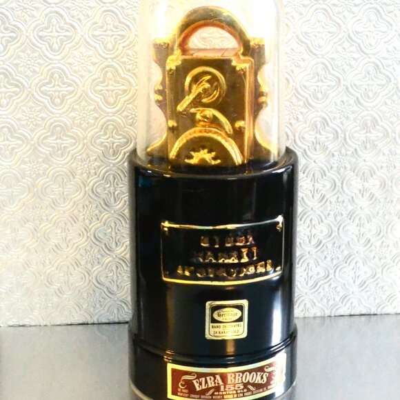 Vintage Ezra Books Whiskey Decanter Stock Ticker 1970 Barware Collectible - Picture 2 of 12